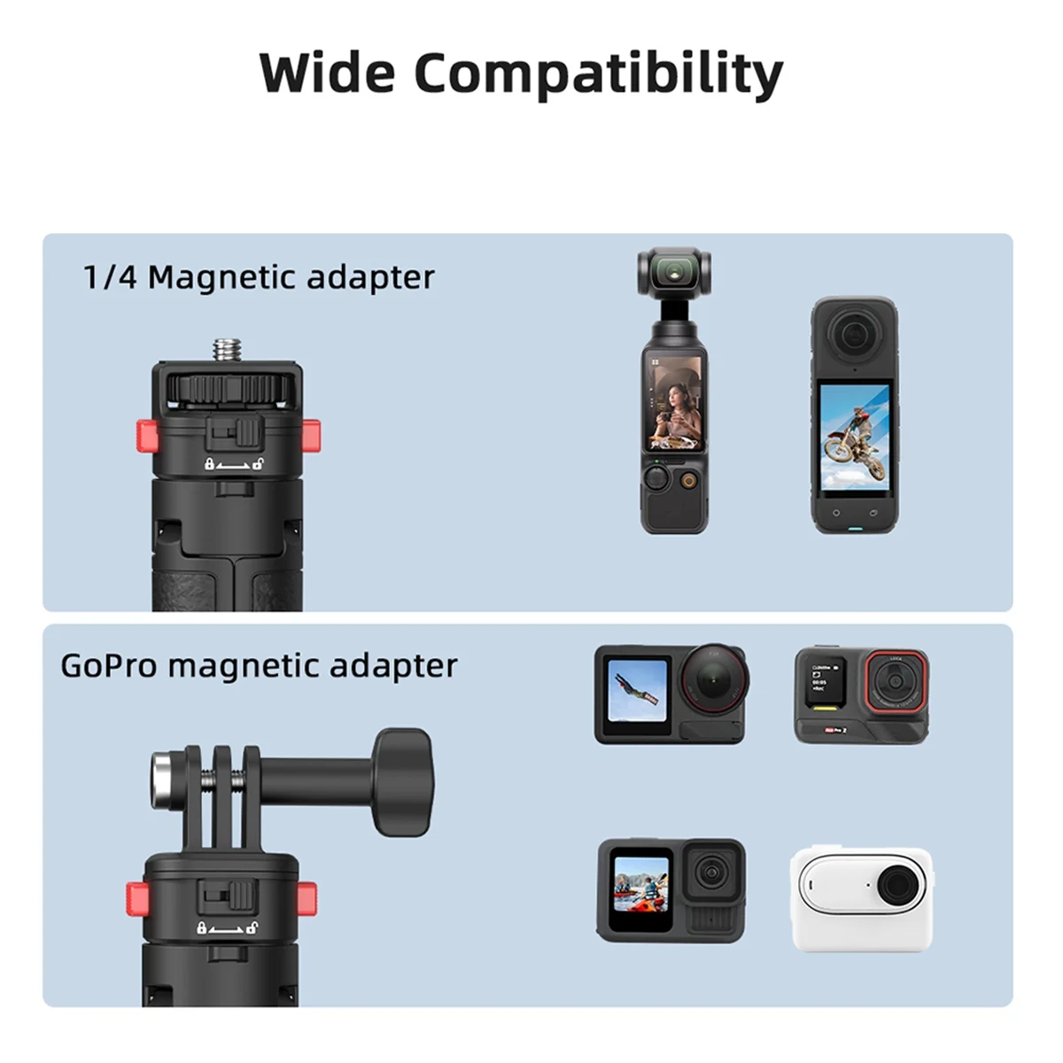 НОВЫЙ удлиненный штатив для селфи-палки, мини-портативный штатив для Action 5 Pro Go 3S 13 Pocket 3
НОВЫЙ удлиненный штатив для селфи-палки, мини-портативный штатив для Action 5 Pro Go 3S 13 Pocket 3