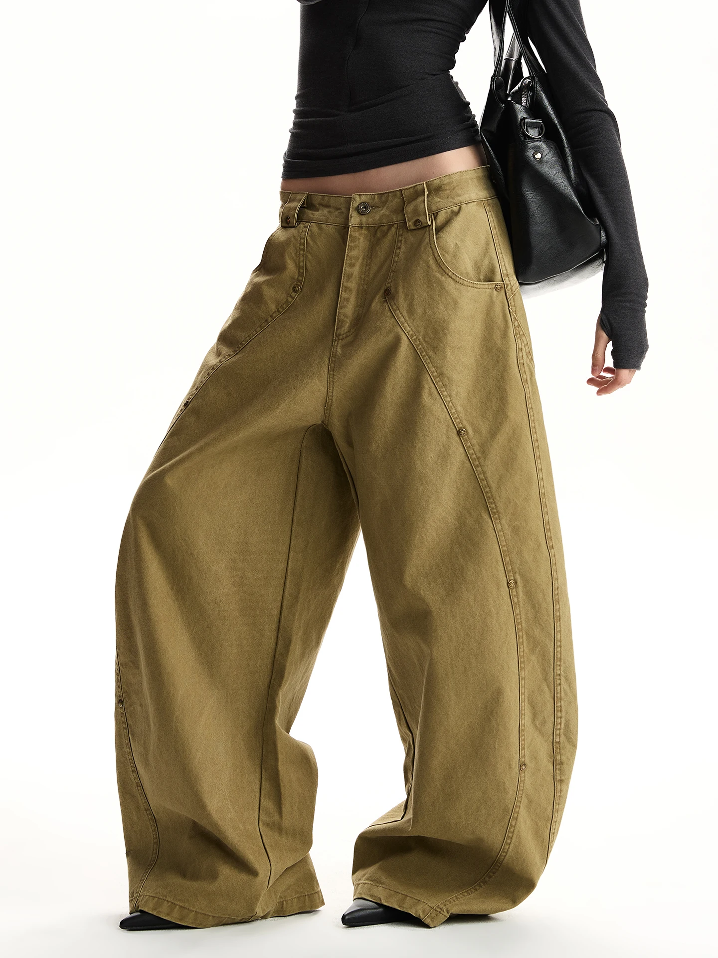 VAT Retro Decosed Arc Loose Vintage Denim Jeans Women's American Streetwear Stiff Design Casual Workwear Pants
VAT Retro Decosed Arc Loose Vintage Denim Jeans Women's American Streetwear Stiff Design Casual Workwear Pants