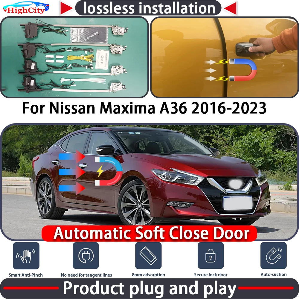 HighCity Electric Closing Door Lock Actuator for Nissan Maxima A36 2016-2023 Soft Close Power Latch System Auto Pull Door kit
HighCity Electric Closing Door Lock Actuator for Nissan Maxima A36 2016-2023 Soft Close Power Latch System Auto Pull Door kit