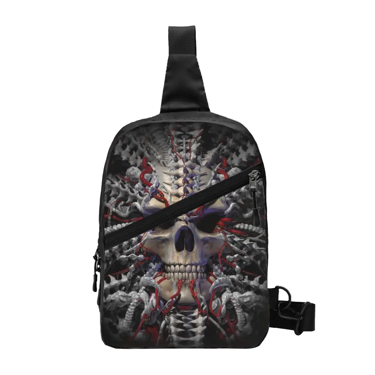 Casual Horror Gothic Skeleton Death Skull Crossbody Sling Backpack Men Shoulder Chest Bag for Hiking
Casual Horror Gothic Skeleton Death Skull Crossbody Sling Backpack Men Shoulder Chest Bag for Hiking