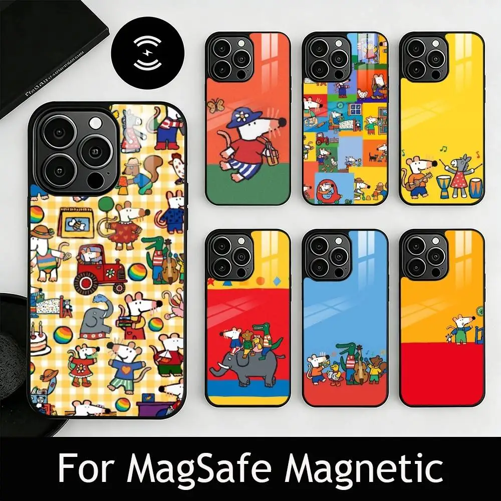 Cute Cartoon M-Maisy Mouse Phone Case For iPhone17,16,15,14,13,12,11 Plus,Pro Magnetic For Magsafe Wireless Charging
Cute Cartoon M-Maisy Mouse Phone Case For iPhone17,16,15,14,13,12,11 Plus,Pro Magnetic For Magsafe Wireless Charging