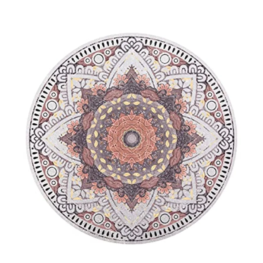 Large Round Yoga Mat 4.6'X3.5mm for Exercise Premium Extra Thick Ultra Comfortable Non Slip Meditation Mat
Large Round Yoga Mat 4.6'X3.5mm for Exercise Premium Extra Thick Ultra Comfortable Non Slip Meditation Mat