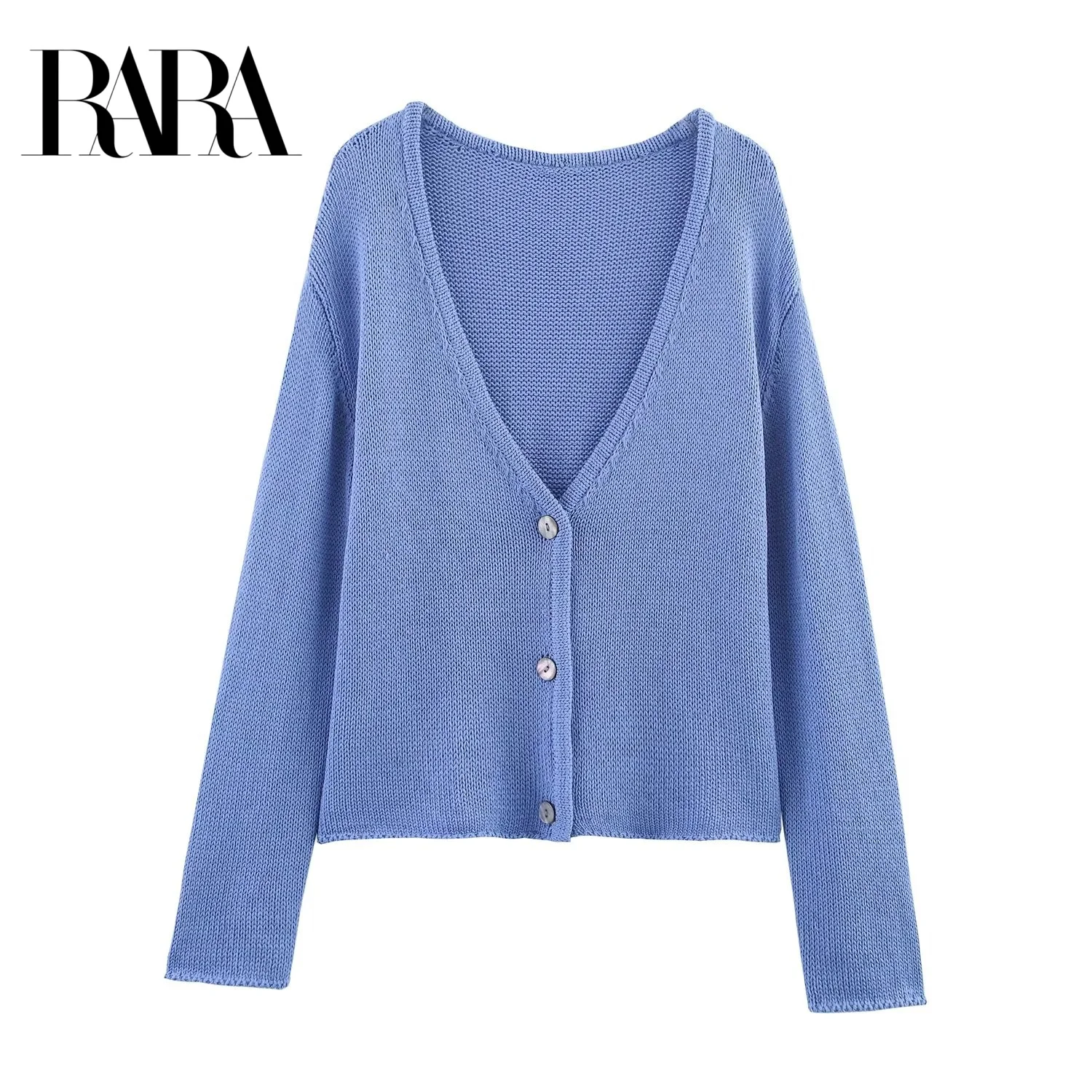RARA2025 Summer New Women's V-neck Long-sleeved Casual Versatile Textured Commuting Single-breasted Knitted Jacket
RARA2025 Summer New Women's V-neck Long-sleeved Casual Versatile Textured Commuting Single-breasted Knitted Jacket