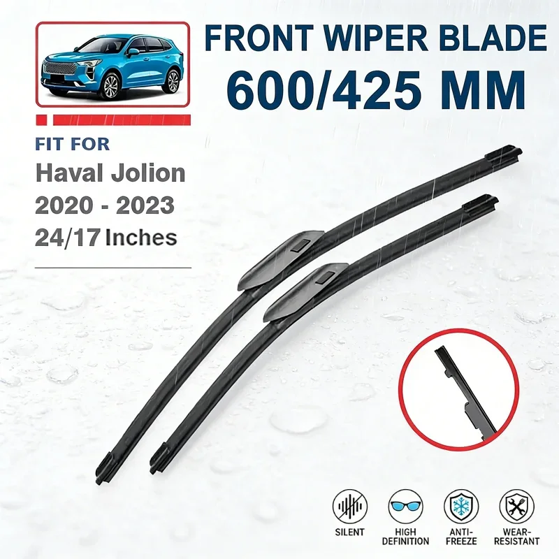 Front Wiper Blades 24"+17" For Haval Jolion 2021-2023 HEV Hybrid Windshield Windscreen Car Accessories 2022
Front Wiper Blades 24"+17" For Haval Jolion 2021-2023 HEV Hybrid Windshield Windscreen Car Accessories 2022