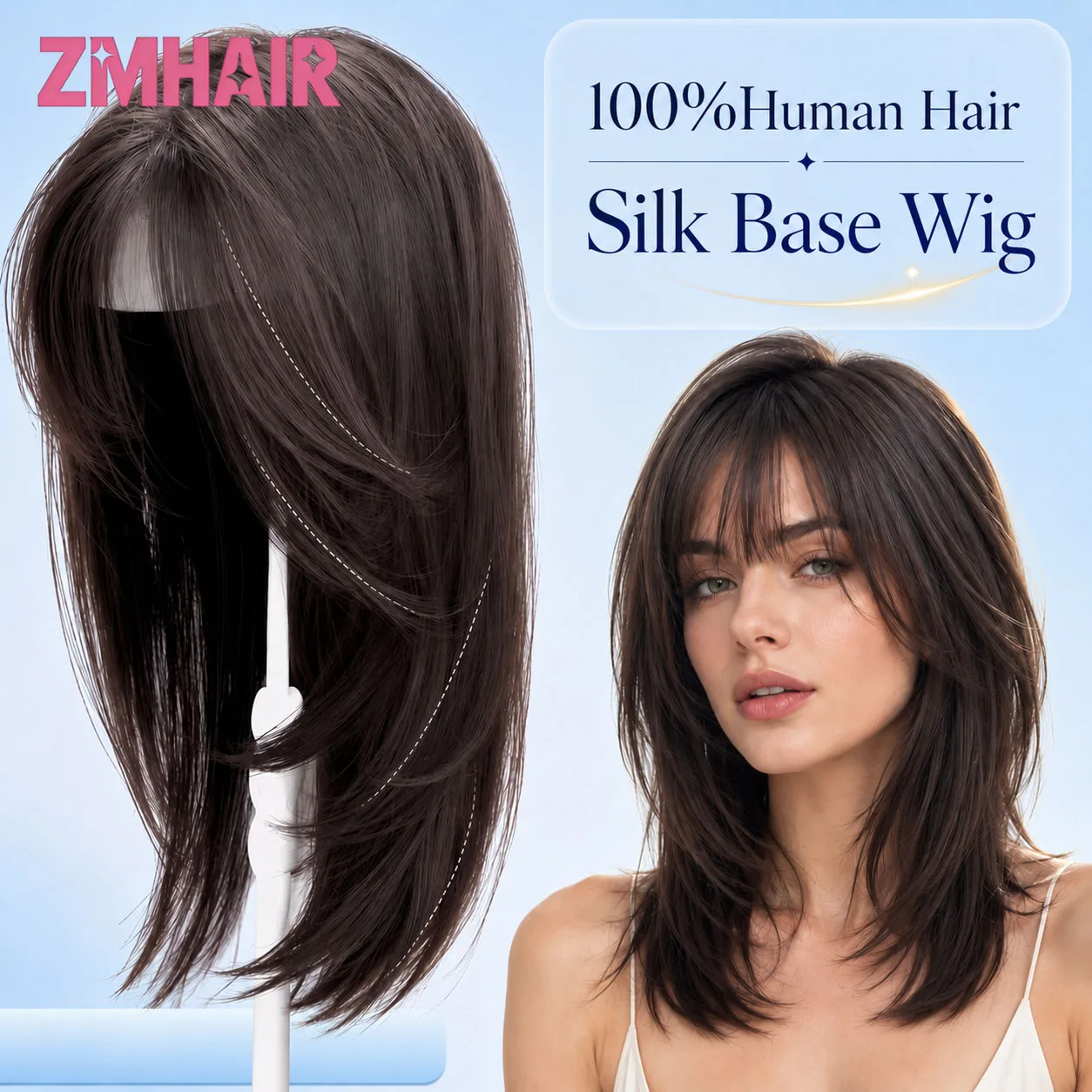 5x5 Silk Base Jewish Wig with PU Front Soft Natural Straight Preplucked Glueless Human Hair Wig European Real Hair for Women
5x5 Silk Base Jewish Wig with PU Front Soft Natural Straight Preplucked Glueless Human Hair Wig European Real Hair for Women