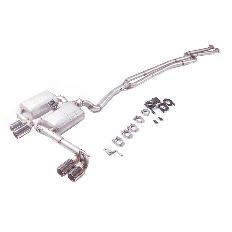 Suitable for BMW 323i, 325i, 2.5L /330i, 3.0L E46 model catback304 stainless steel exhaust system with valve muffler
Suitable for BMW 323i, 325i, 2.5L /330i, 3.0L E46 model catback304 stainless steel exhaust system with valve muffler