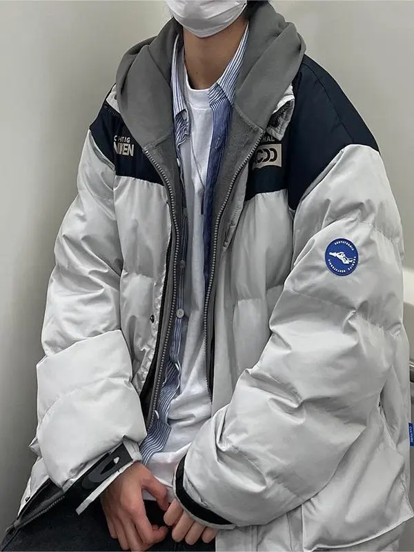 Loose Fit Workwear Cotton Jaet ex Patchwork Color Blo Warm Stand Collar Winter Outerwear Stand Polyester Fiber
Loose Fit Workwear Cotton Jaet ex Patchwork Color Blo Warm Stand Collar Winter Outerwear Stand Polyester Fiber