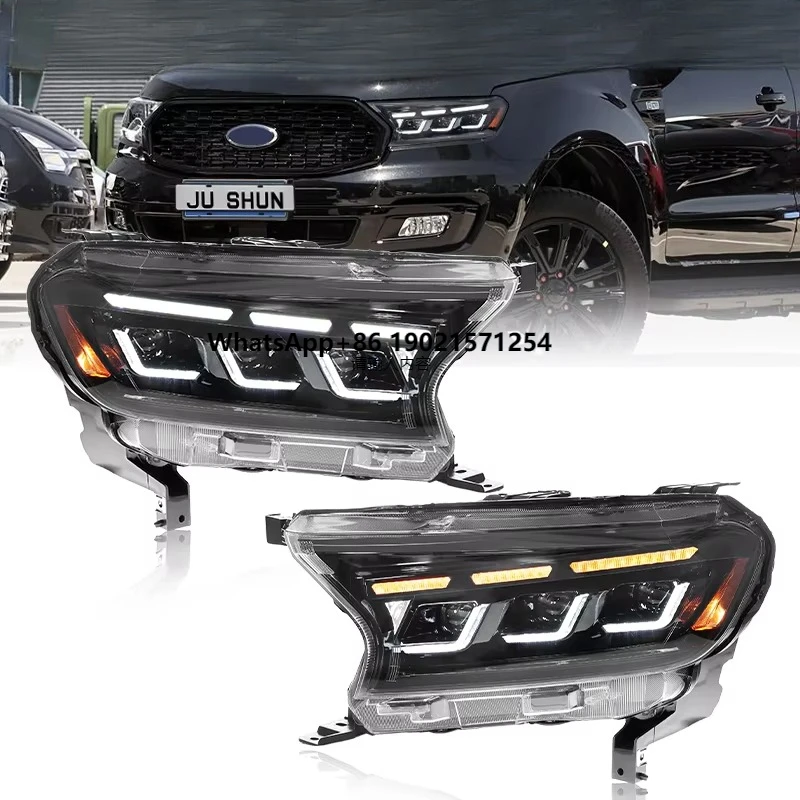 JUSHUN Assembly for Ford Everest 16-19 New Daytime Running Lights LED Headlights 8000k Three Lenses Upgraded Modified Retrofit
JUSHUN Assembly for Ford Everest 16-19 New Daytime Running Lights LED Headlights 8000k Three Lenses Upgraded Modified Retrofit