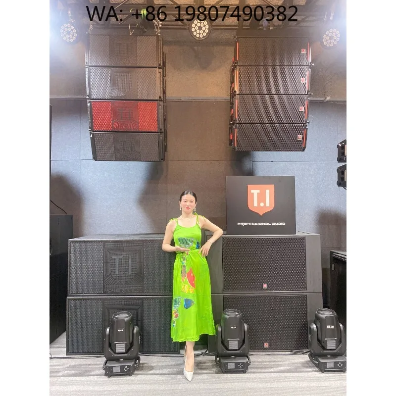 Dual 10 Inch Three-Way Passive Line Array Column Speaker, Professional Audio Equipment for Stage and Events
Dual 10 Inch Three-Way Passive Line Array Column Speaker, Professional Audio Equipment for Stage and Events