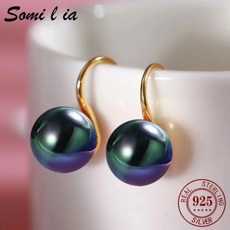 SOMILIA 925 Sterling Silver Women's 8-12MM Earrings Fashionable Exquisite, Luxurious, Shell Beads Jewelry Accessories
SOMILIA 925 Sterling Silver Women's 8-12MM Earrings Fashionable Exquisite, Luxurious, Shell Beads Jewelry Accessories