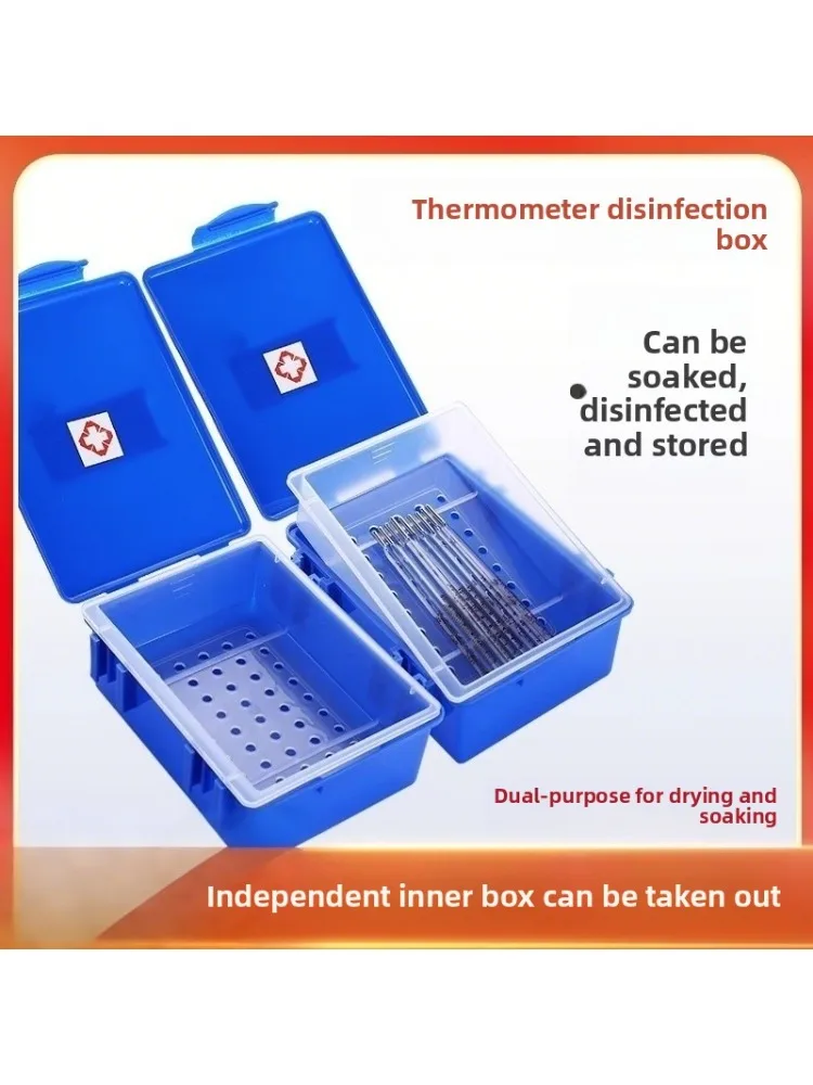 Multi-function Mercury Thermometer Disinfect Box Soaking Sterilizer Case Tourniquet Medical Storage Container
Multi-function Mercury Thermometer Disinfect Box Soaking Sterilizer Case Tourniquet Medical Storage Container