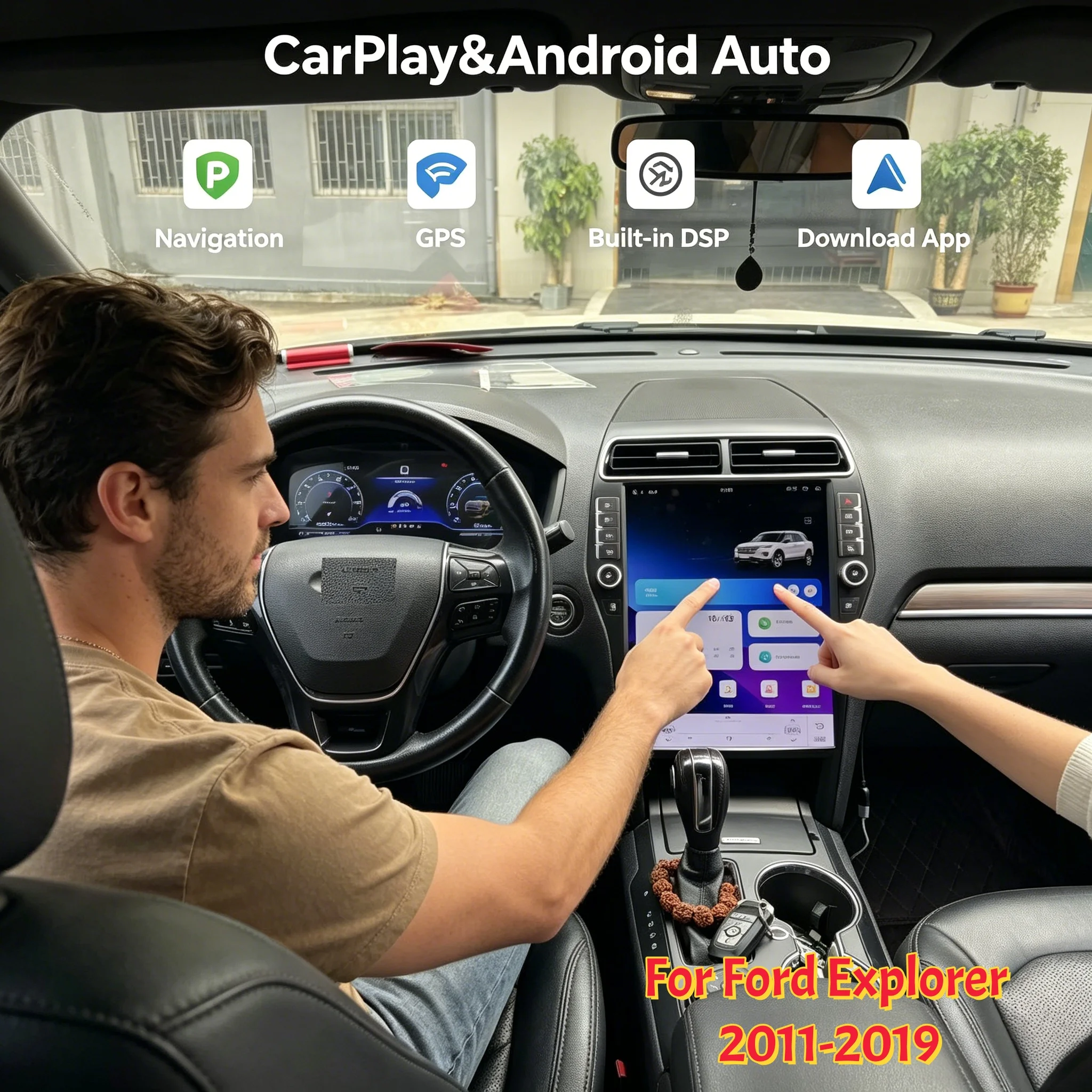 16.2" Android 8 Core CarPlay For Ford Explorer 2011-2019 Car Multimedia Video Player GPS Navigation Radio 4G AC Screen
16.2" Android 8 Core CarPlay For Ford Explorer 2011-2019 Car Multimedia Video Player GPS Navigation Radio 4G AC Screen