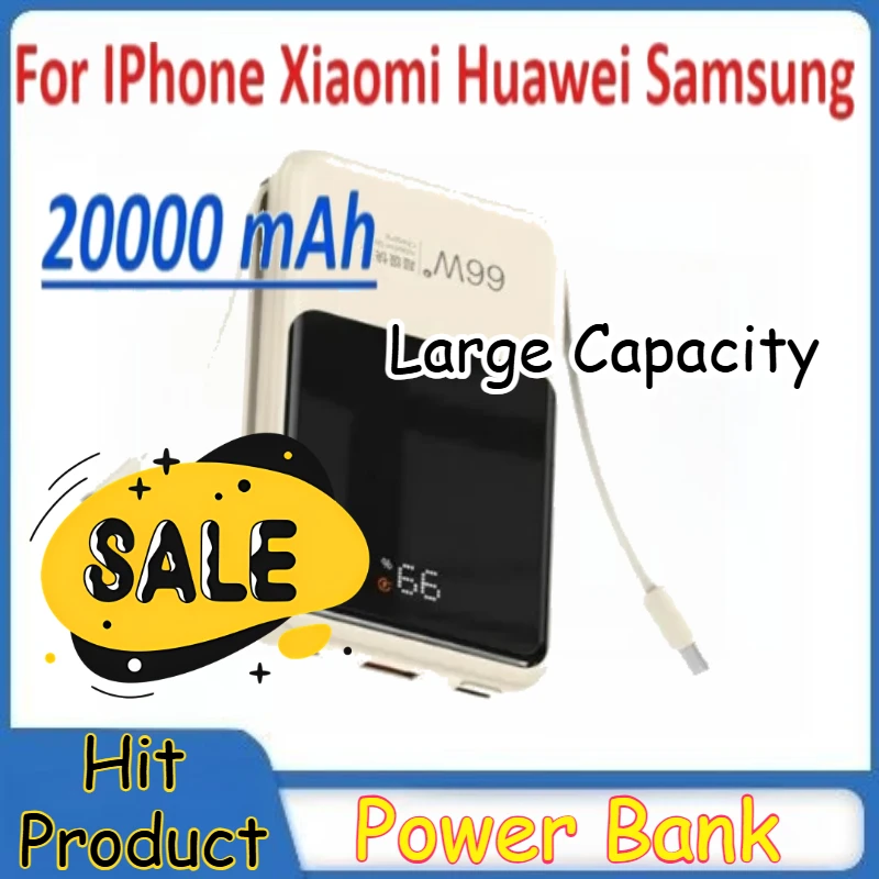 For IPhone Xiaomi Huawei Samsung 20000mAh Magnetic Power Bank Comes with Cable Super Fast Charging
For IPhone Xiaomi Huawei Samsung 20000mAh Magnetic Power Bank Comes with Cable Super Fast Charging