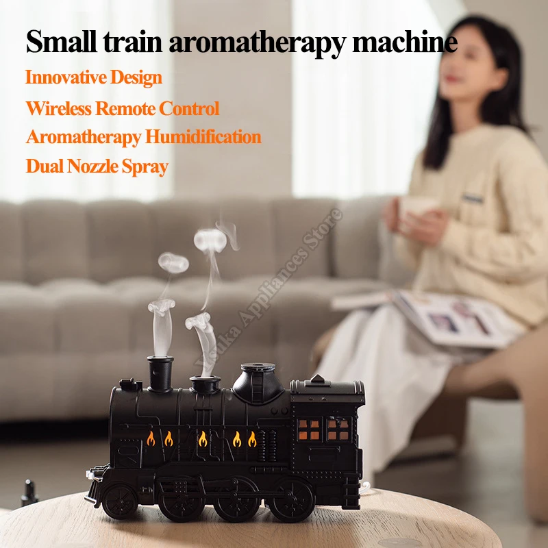 Aroma Diffuser TrainShaped Aroma DiffuserLocomotive Essential Oil Diffuser 4 Colors USB Powered Quiet Operation
Aroma Diffuser TrainShaped Aroma DiffuserLocomotive Essential Oil Diffuser 4 Colors USB Powered Quiet Operation