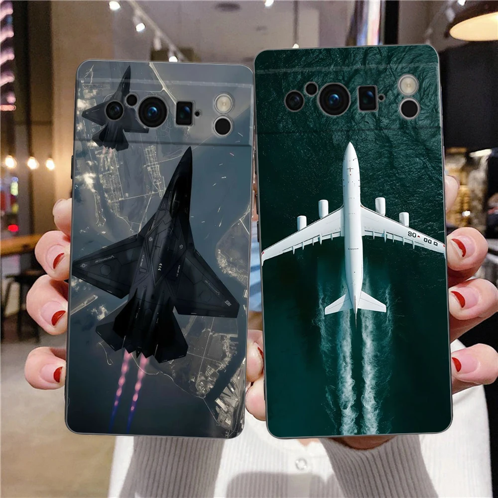 Aircraft Airplane cool Phone Case For Google Pixel 9 8 9A 8A 7 7A 6 Pro XL 6A 5G Black Soft Back Luxury TPU Cover
Aircraft Airplane cool Phone Case For Google Pixel 9 8 9A 8A 7 7A 6 Pro XL 6A 5G Black Soft Back Luxury TPU Cover