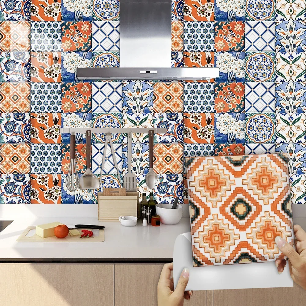 Turkish Style Wall Panels - Vintage Peel and Stick Waterproof Backsplash Tiles for Kitchen Splash Guard, Wall Art
Turkish Style Wall Panels - Vintage Peel and Stick Waterproof Backsplash Tiles for Kitchen Splash Guard, Wall Art