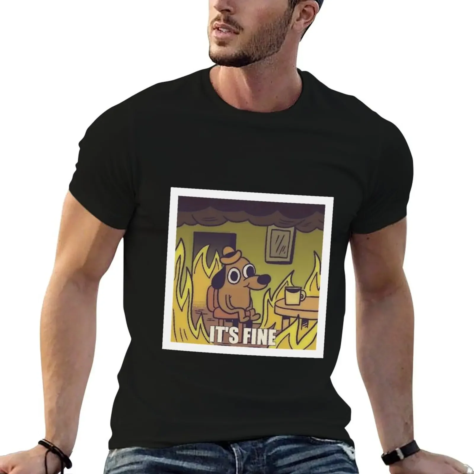 it's fine meme funny T-Shirt vintage t shirts Personalized t-shirt gifts for boyfriend plain t shirts men
it's fine meme funny T-Shirt vintage t shirts Personalized t-shirt gifts for boyfriend plain t shirts men