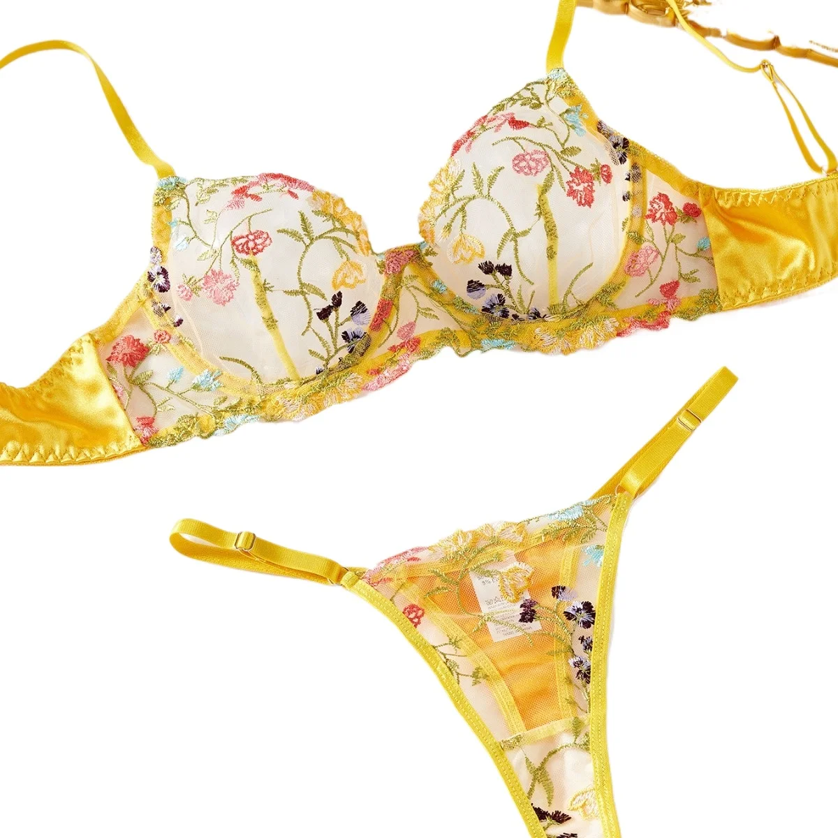 Western New Sexy Small Floral Bra Thong See Through Underwear Womens Erotic Seductive Apparel Womens Sexy Lingerie Set
Western New Sexy Small Floral Bra Thong See Through Underwear Womens Erotic Seductive Apparel Womens Sexy Lingerie Set