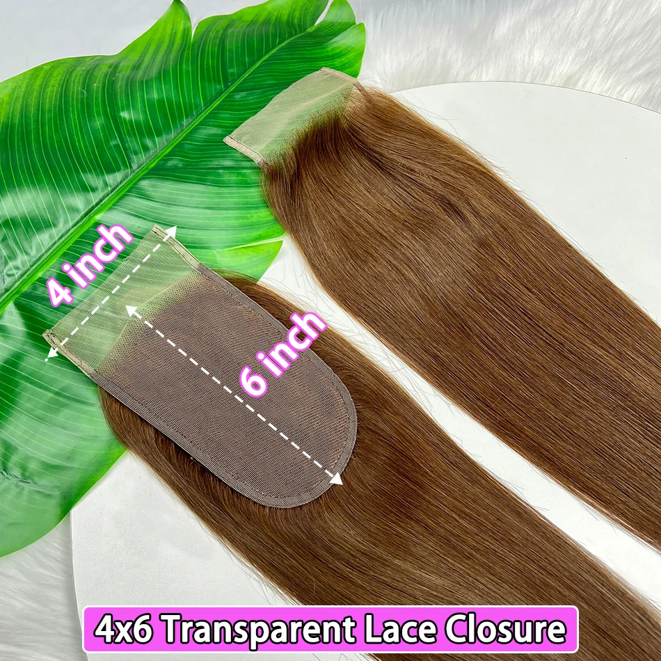 # 4 шт. прямых прядей коричневого цвета 4x6 с прозрачной кружевной застежкой, 100% натуральные человеческие волосы, глубокая разница между линиями роста волос и кожи головы, невидимое кружево, натуральные необработанные волосы
# 4 шт. прямых прядей коричневого цвета 4x6 с прозрачной кружевной застежкой, 100% натуральные человеческие волосы, глубокая разница между линиями роста волос и кожи головы, невидимое кружево, натуральные необработанные волосы