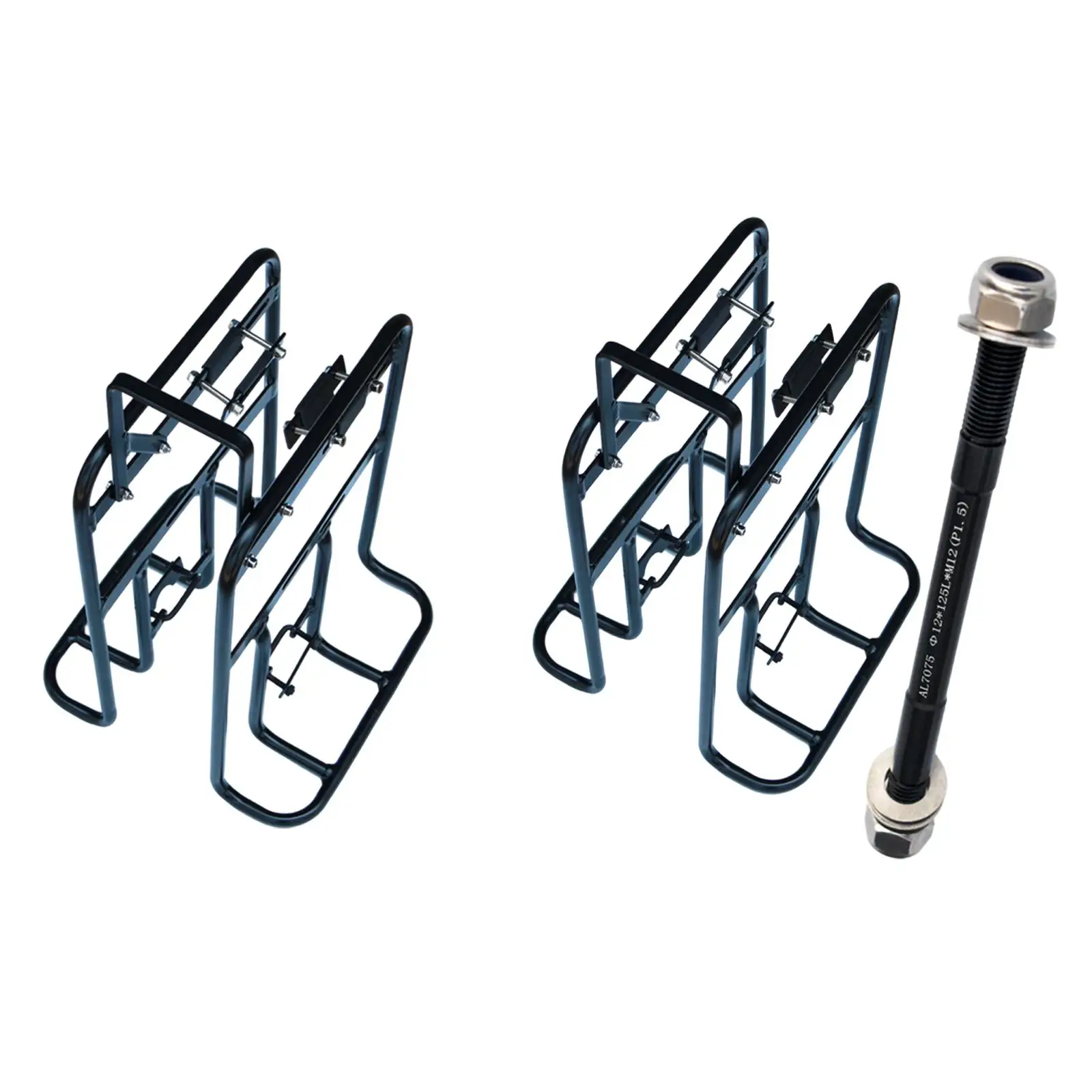 Bike Front Rack Cargo Rack Professional Aluminum Alloy Frame Replacement Carrier Large Capacity Sturdy Attachment Accessory
Bike Front Rack Cargo Rack Professional Aluminum Alloy Frame Replacement Carrier Large Capacity Sturdy Attachment Accessory