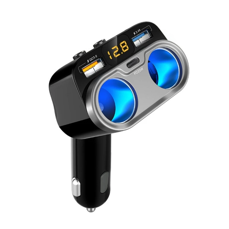 Быстрое автомобильное зарядное устройство QC3.0 с двумя USB-портами и независимым переключателем для автомобилей 12 В/24 В
Быстрое автомобильное зарядное устройство QC3.0 с двумя USB-портами и независимым переключателем для автомобилей 12 В/24 В