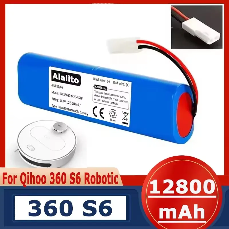 Battery for robot vacuum cleaner 360 Robot Vacuum Cleaner S6 / Tefal Xplorer Series 75 (RG7675WH, RG7687WH) 12800mAh 14.8V
Battery for robot vacuum cleaner 360 Robot Vacuum Cleaner S6 / Tefal Xplorer Series 75 (RG7675WH, RG7687WH) 12800mAh 14.8V