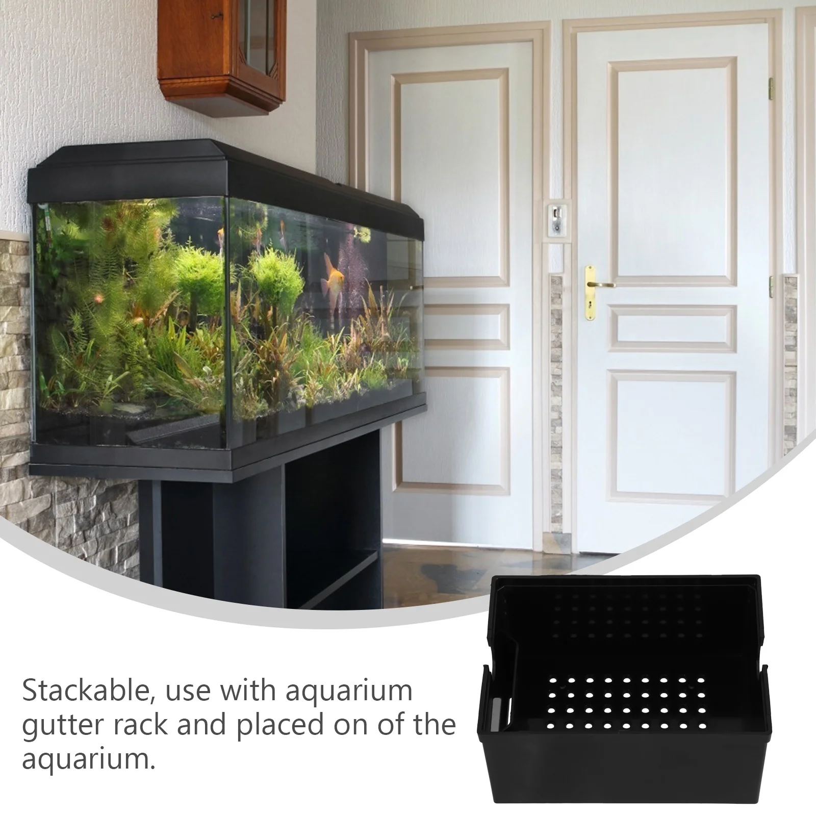 Aquarium External Trickle Filter Box Black Acrylic High Quality Oxygen Increasing Large Surface Area Anti Overflow Baffle Evenly
Aquarium External Trickle Filter Box Black Acrylic High Quality Oxygen Increasing Large Surface Area Anti Overflow Baffle Evenly