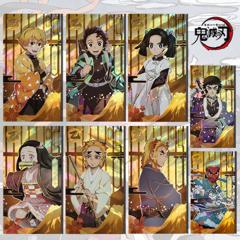 Demon Slayer Character cards Kamado Tanjirou Hashibira Inosuke Agatsuma Zenitsu Urokodaki Sakonji boy collection Birthday gift
Demon Slayer Character cards Kamado Tanjirou Hashibira Inosuke Agatsuma Zenitsu Urokodaki Sakonji boy collection Birthday gift