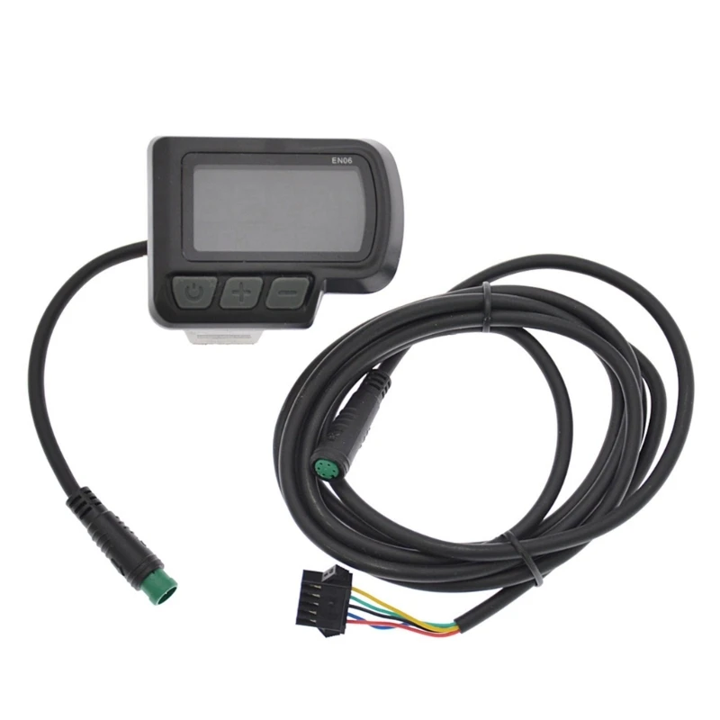 Waterproof Electric Bike LCD Display Meter EN06 for 22.2mm Handlebars USB Power Speed Functionality with Cable Cord
Waterproof Electric Bike LCD Display Meter EN06 for 22.2mm Handlebars USB Power Speed Functionality with Cable Cord