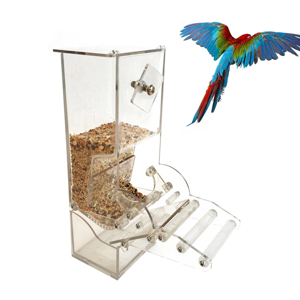 Automatic Pet Feeder Acrylic Durable Safe Parrot Cage Feeding Bowl Adjustable Plate Bird Food Box Utensils Holder Pet Supplies
Automatic Pet Feeder Acrylic Durable Safe Parrot Cage Feeding Bowl Adjustable Plate Bird Food Box Utensils Holder Pet Supplies