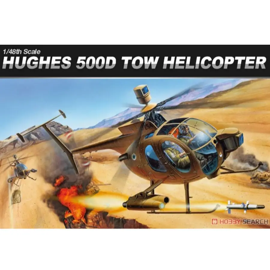 Academy 12250 1/48 SCALE Hughes 500D TOW Helicopter (Plastic model)
Academy 12250 1/48 SCALE Hughes 500D TOW Helicopter (Plastic model)