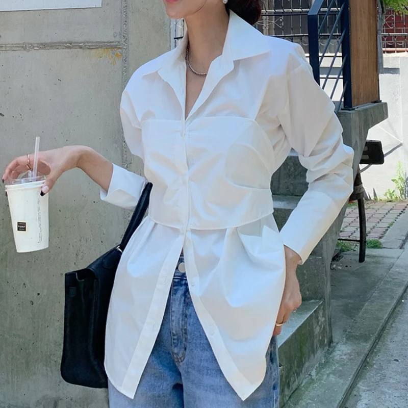 REALEFT 2024 New White Lace Up Women's Blouse Spring Elegant Long Sleeve Single Breasted Korean Bow Chic Blouses Female
REALEFT 2024 New White Lace Up Women's Blouse Spring Elegant Long Sleeve Single Breasted Korean Bow Chic Blouses Female