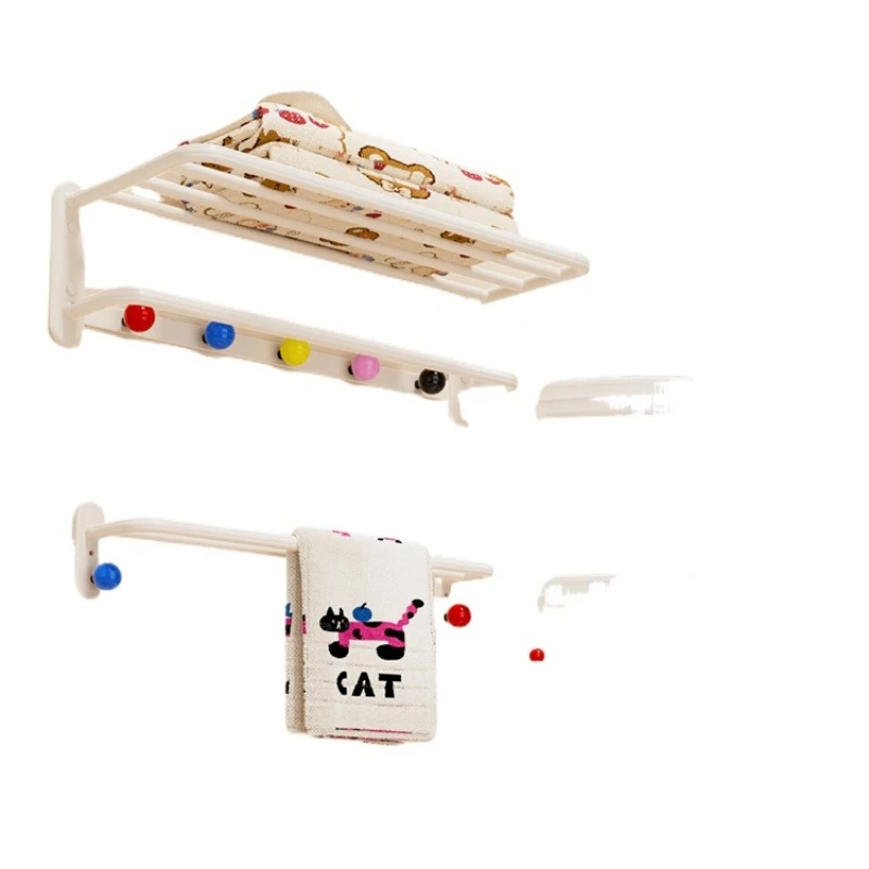 Dopamine cream wind space aluminum towel rack non-punch toilet bath towel rack bathroom shelf pendant toilet
Dopamine cream wind space aluminum towel rack non-punch toilet bath towel rack bathroom shelf pendant toilet