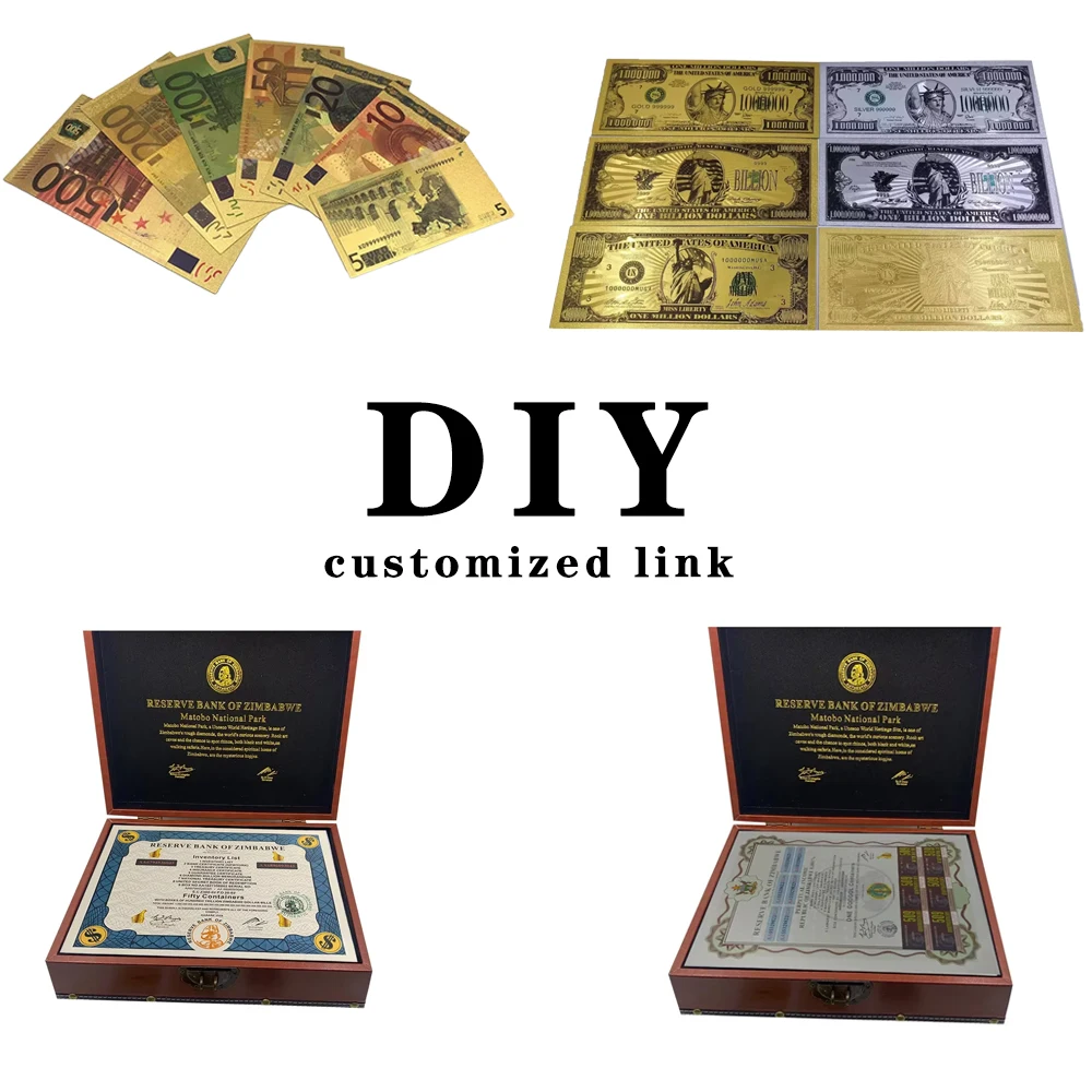DIY Gold Foil Banknote For Collection Gift
DIY Gold Foil Banknote For Collection Gift