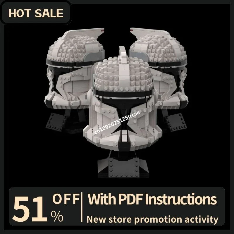 New 816Pcs Famous Star Battle Movie Moc P.1 Helmet Model Building Custom Puzzle Diy Creative Ideas Toys Birthday Christmas Gifts
New 816Pcs Famous Star Battle Movie Moc P.1 Helmet Model Building Custom Puzzle Diy Creative Ideas Toys Birthday Christmas Gifts