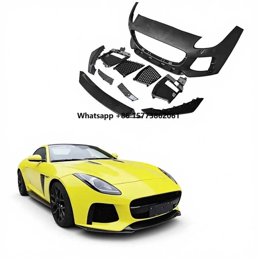 SVR Style Partial Carbon Fiber Front Bumper for F-Type
SVR Style Partial Carbon Fiber Front Bumper for F-Type