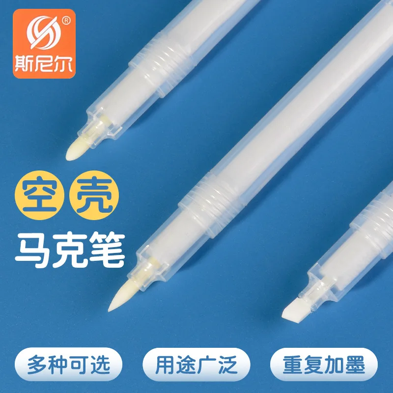 10 pcs Refillable Acrylic Paint Markers Empty Marker Pens White Round Tip Fillable For Oil Water Ink Thick Barrel Comfort Grip
10 pcs Refillable Acrylic Paint Markers Empty Marker Pens White Round Tip Fillable For Oil Water Ink Thick Barrel Comfort Grip