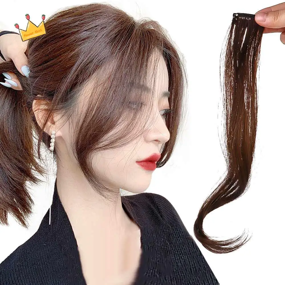Female Natural Clip In Forehead Women Hair Accessories French Oblique Bangs Synthesis Wig Middle-part Bangs Hair Extensions
Female Natural Clip In Forehead Women Hair Accessories French Oblique Bangs Synthesis Wig Middle-part Bangs Hair Extensions