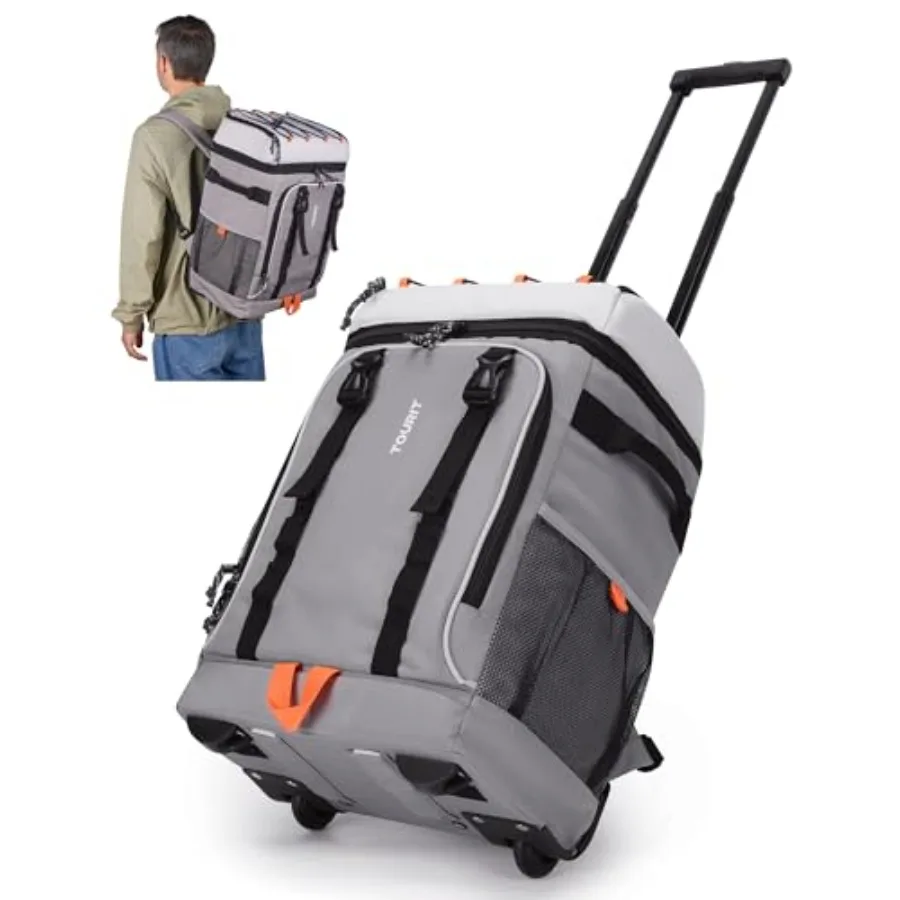 Insulated Rolling Cooler Backpack, Leakproof Waterproof Beach Cooler Bag with Wheels and Handle, Outdoor Camping Picnic Travel
Insulated Rolling Cooler Backpack, Leakproof Waterproof Beach Cooler Bag with Wheels and Handle, Outdoor Camping Picnic Travel