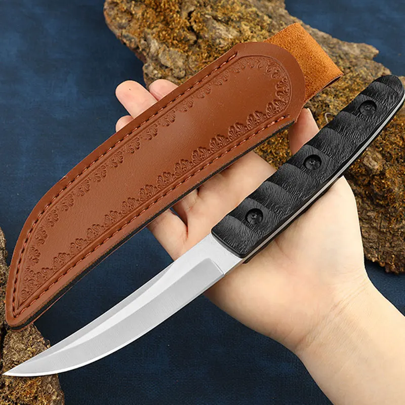 Straight Knife Outdoor Knife Wilderness Survival Knife Defensive Knife Mini Knife Meat Eater Knife Camping Portable Knife
Straight Knife Outdoor Knife Wilderness Survival Knife Defensive Knife Mini Knife Meat Eater Knife Camping Portable Knife