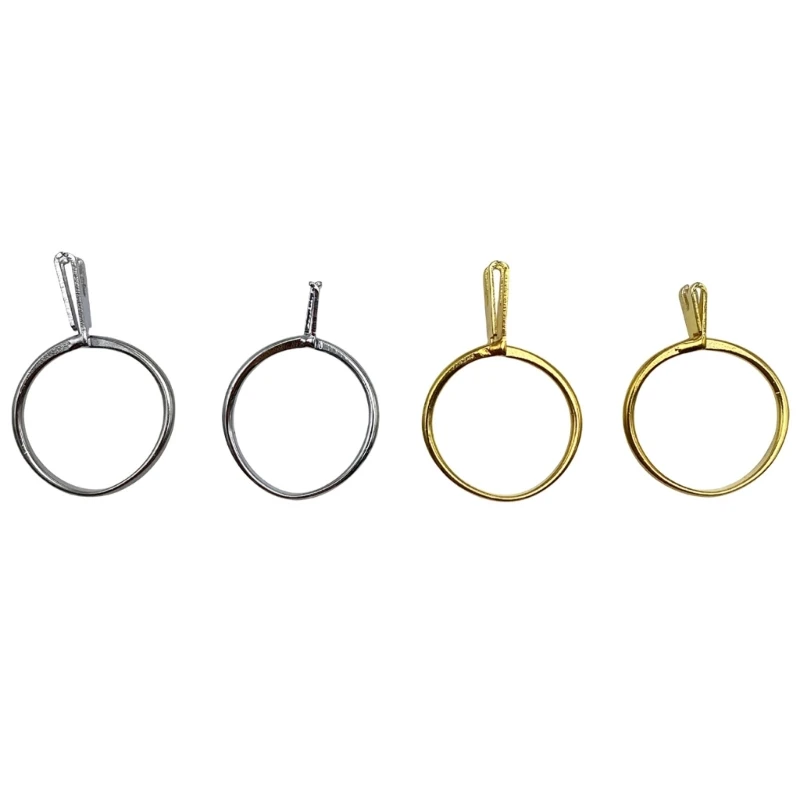 4Pcs Jewelry Ring Settings for Loose Stone Adjustable Gemstones Ring Mounts Handmade Ring Clamps for Jewelry Workshops N0HE
4Pcs Jewelry Ring Settings for Loose Stone Adjustable Gemstones Ring Mounts Handmade Ring Clamps for Jewelry Workshops N0HE