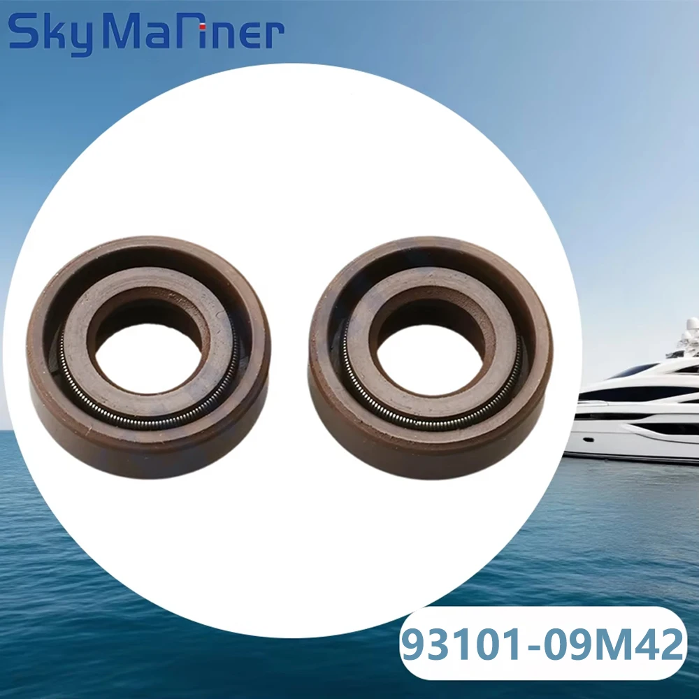Oil Seal 93101-09M42 9.8x20x7MM 2PCS For Yamaha Outboard Motor 3HP 6L5 model 93101-09M42-00 boat engine replacement parts
Oil Seal 93101-09M42 9.8x20x7MM 2PCS For Yamaha Outboard Motor 3HP 6L5 model 93101-09M42-00 boat engine replacement parts