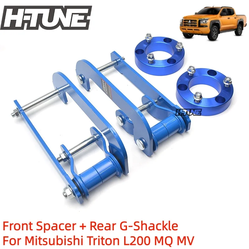 For Triton L200 4WD MQ MR 2015-2023 Triton MV 2024+ Front Spacer & Rear Extended 2" G-Shackles Lift Up Kits 4x4 Accesorios
For Triton L200 4WD MQ MR 2015-2023 Triton MV 2024+ Front Spacer & Rear Extended 2" G-Shackles Lift Up Kits 4x4 Accesorios