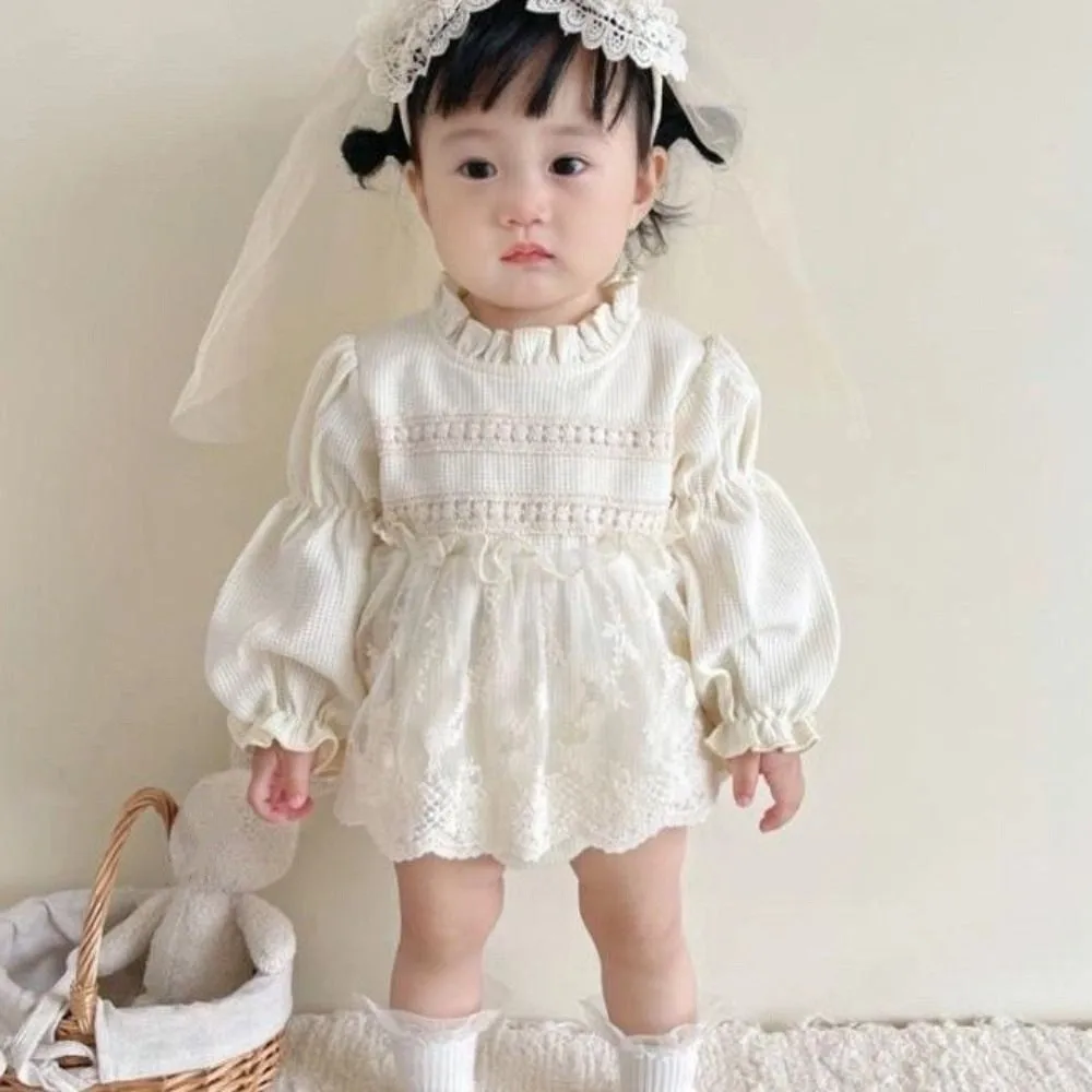 Lace Ruffle Baby Jumper Dress Fluffly Bodysuit Toddle Jumpsuit Cotton Infant Romper Newborn Shorts Climb Suit Infant Wear
Lace Ruffle Baby Jumper Dress Fluffly Bodysuit Toddle Jumpsuit Cotton Infant Romper Newborn Shorts Climb Suit Infant Wear