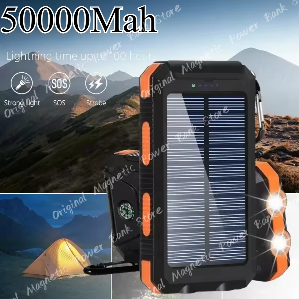 2025 4-in-1 Solar Power Bank Built-in-cables 50000mAh High Capacity Charger Fast Charging Intelligent Digital Display Battery
2025 4-in-1 Solar Power Bank Built-in-cables 50000mAh High Capacity Charger Fast Charging Intelligent Digital Display Battery