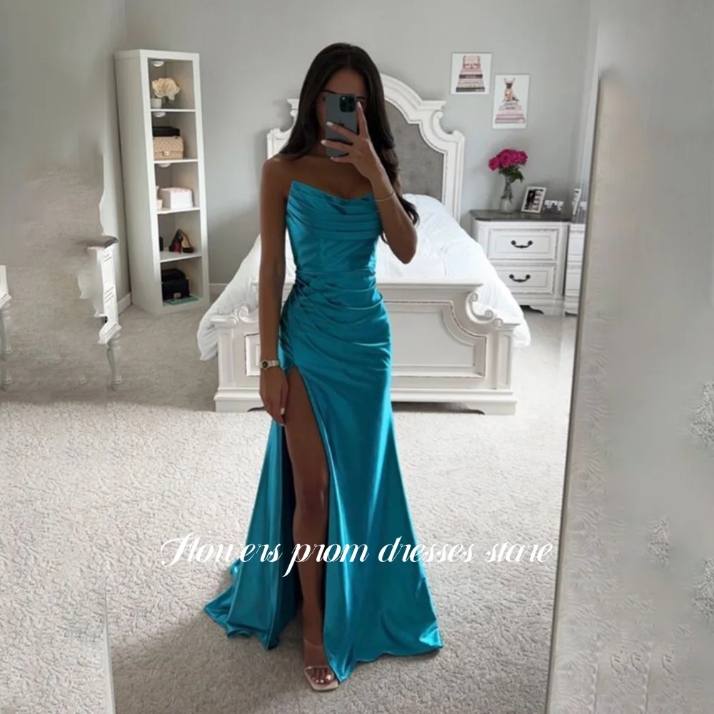 Flowers Prom Mermaid Evening Dress Pleated Party Dress Floor Length فساتين مناسبة رسمية Side Slit Celebrity Dress Prom Dress
Flowers Prom Mermaid Evening Dress Pleated Party Dress Floor Length فساتين مناسبة رسمية Side Slit Celebrity Dress Prom Dress