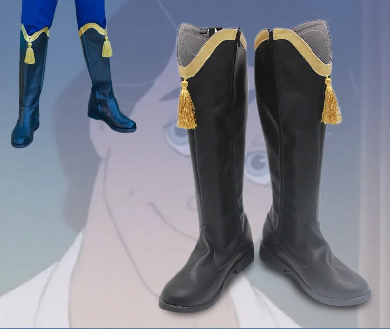Prince Eric Cosplay Shoes Prince Black Boots Halloween Carnival Party Christmas Costume Prop
Prince Eric Cosplay Shoes Prince Black Boots Halloween Carnival Party Christmas Costume Prop