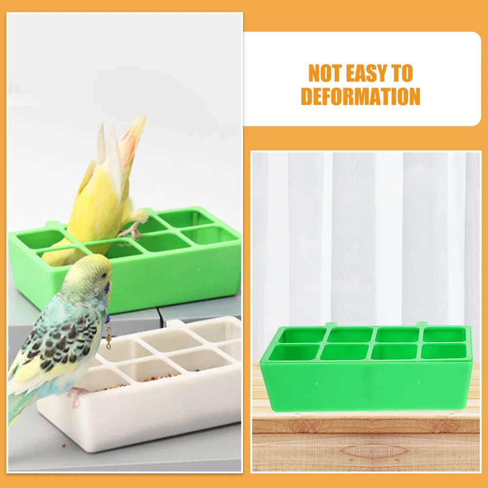Sturdy Plastic Bird Feeder Anti-Messy Cage Food Dispenser For Parrots Small Birds Durable Easy Clean Hanging Feeding Bowl Cage
Sturdy Plastic Bird Feeder Anti-Messy Cage Food Dispenser For Parrots Small Birds Durable Easy Clean Hanging Feeding Bowl Cage