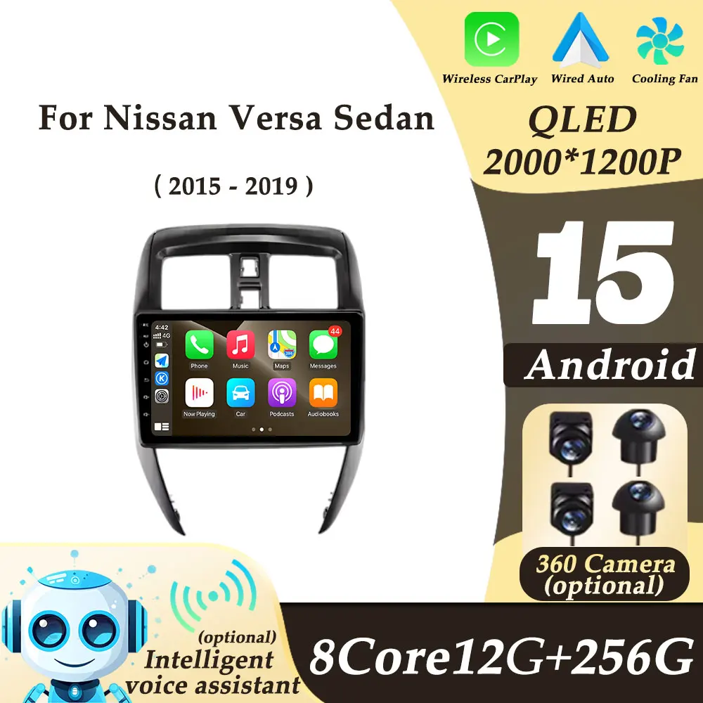 Multimedi Player Car Radio for Nissan Versa Sedan 2015-2019 Android Auto CarPlay 2K QLED Auto Tools GPS Navi DSP Stereo No 2 din
Multimedi Player Car Radio for Nissan Versa Sedan 2015-2019 Android Auto CarPlay 2K QLED Auto Tools GPS Navi DSP Stereo No 2 din