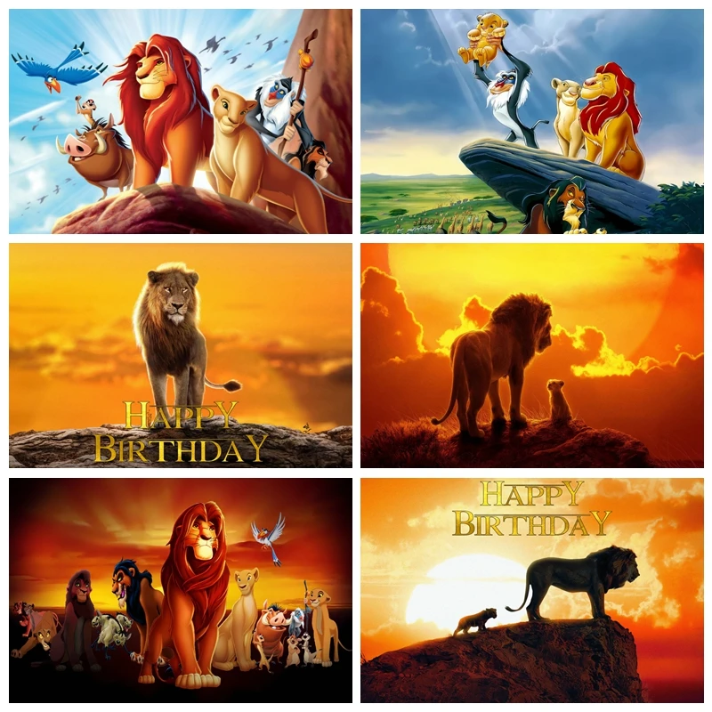Cartoon Lion King Theme Baby 1st Birthday Photography Background Lion King Baby Shower Party Decor Backdrop Kids Photo Studio
Cartoon Lion King Theme Baby 1st Birthday Photography Background Lion King Baby Shower Party Decor Backdrop Kids Photo Studio